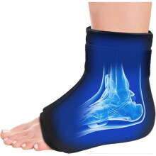 Reusable Gel Foot Ice Pack Wrap | Hot & Cold Therapy for Ankle & Heel Pain Relief