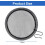 Mesh Cover for Rain Barrels, Rain Barrel Cover 2