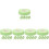 25Rouleaux Bande Tissu Vert Pour Extensions De Cils 4