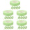 25Rouleaux Bande Tissu Vert Pour Extensions De Cils 5