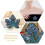 Broche feuille d'érable MUSEYA en alliage bleu (1 pièce) 3