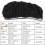 Breathable Washable Sofa Seat Cover Black 10