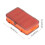Fishing Lure Organizer Double Sided Plastic Reversible Bait Box Red 3