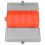 Fishing Lure Organizer Double Sided Plastic Reversible Bait Box Red 10