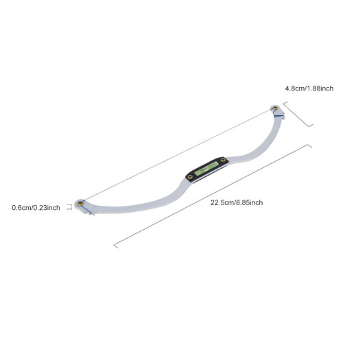 Stainless Steel Metal Eyebrow Ruler & Microblading Mapping String Marker 1