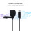 Omnidirectional Lavalier Microphone, Type C, 1.5m, Black 3