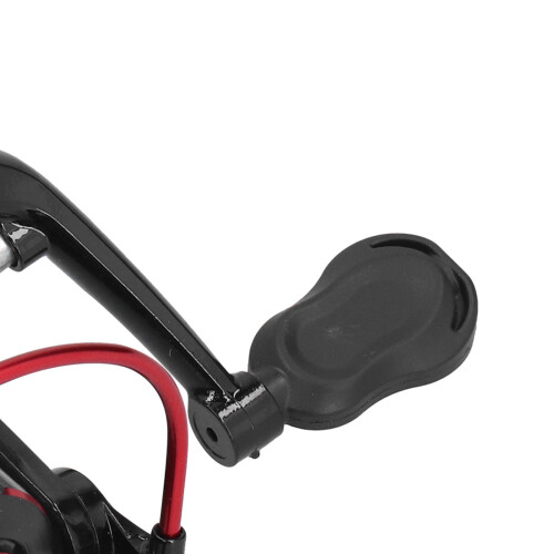Metall-Walzenrolle Spule Meeresrohr Köderrolle Schwarz Rot DM6000 2