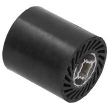 Rubber Polishing Wheel 90x100mm for Wire Drawing Black Accessory