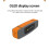 20MW Visual Fault Locator Fiber Optic Cable Tester 10-50km Range Optical Device Red Detector USB 6