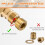 30Pcs 1/4"NPT Male Pipe Plug Fitting Set Internal Hex Thread Socket Pipe Plug Kit Hex Counter Sunk Plugs for End Closure 3