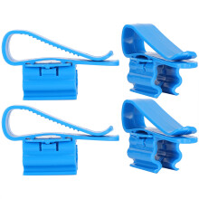 4pcs Plastic Fish Tank Water Pipe Clips, 8.5cm Aquarium Hose Holders