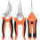 Garden Pruning Shears, 3 Pcs Stainless Steel 7