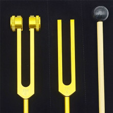 Stimmgabel-Set, 128 256 512 Hz, Yoga-Stimmgabeln, Meditationsgruppe, Heilung, Aluminium, Beruhigend, Entspannend, Musikalische Percussion B