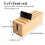 1pcs Wood Wire Storage Box, Data Cable Storage Box, Power Cable Management Sorting Box, Socket Computer Cable Rack, Box 6
