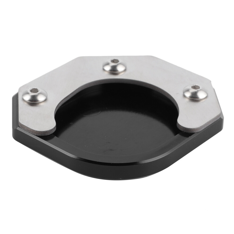 Motorcycle Side Stand Pad Extension For Yamaha Tricker 2004-2018, Silver 7891392091393