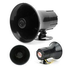 Universal 12V Car Alarm Horn 50W 115dB 3-Tone Loud Siren