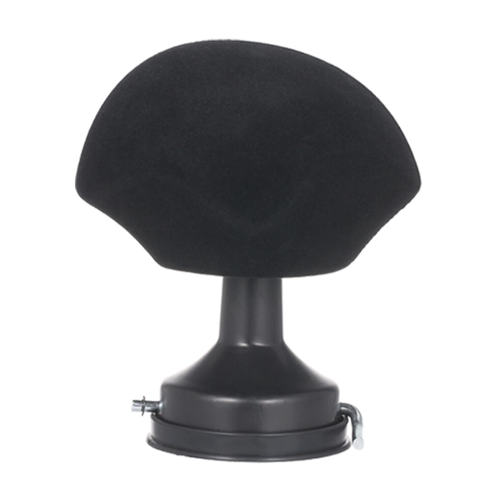 Unisex Black Multi-Function Wig Stand With Suction Cup, 20.5Cm