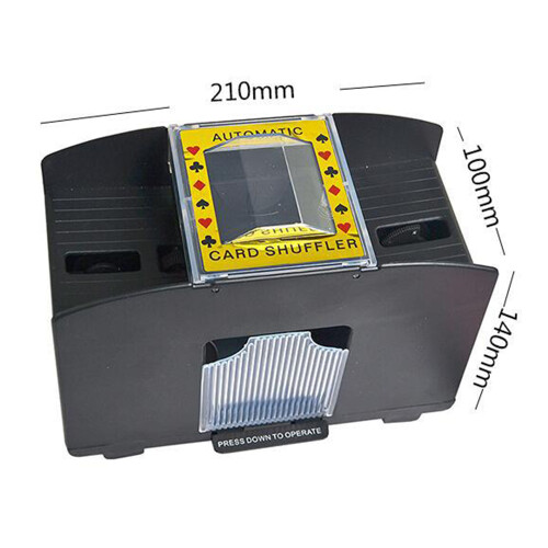 Playing Card Shuffler Machine - 1-6 Decks, Compact & Easy to Use 1