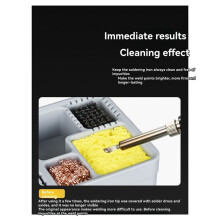 Soldering Iron Tips Cleaning Tool Steel Brush/Sponge/Copper Wire Welding Tin Slag Remove Cleaner Tool Silicone
