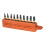 Screwdriver Bit Holder Screwdriver Bit Organizer Plastic Drill Bits Storage Case Drill Bit Storage Clip for Men Orange 5