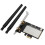 NGFF to PCIe WiFi Adapter Card 2.4G+5G Support Linux Windows 8