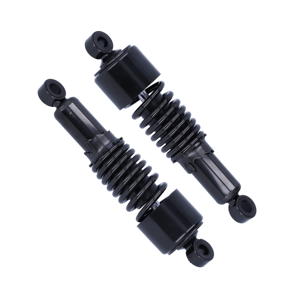 10.5In Motorcycle Shocks Pair Black 7444352277612
