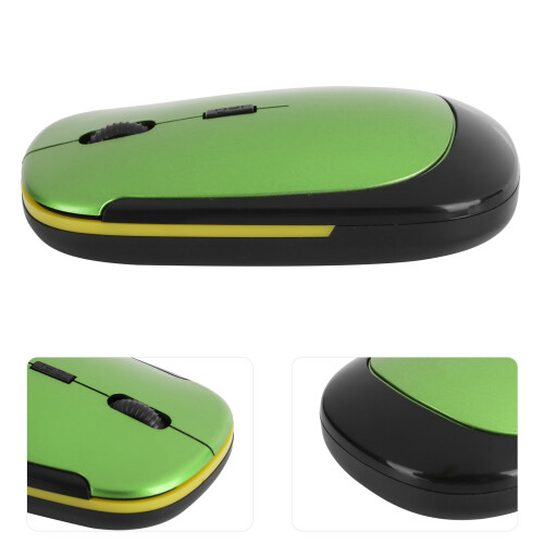 Wireless Optical Mouse 1600dpi Green 2.4GHz USB Notebook 2