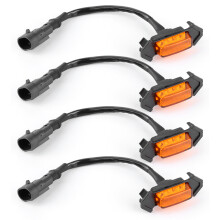4pcs 12V Car Grille Lights for Tacoma 2016-2020 Yellow Lens Accessories
