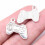 Ciondoli per controller di gioco in argento tibetano, 70 pezzi, 23x17 mm 3