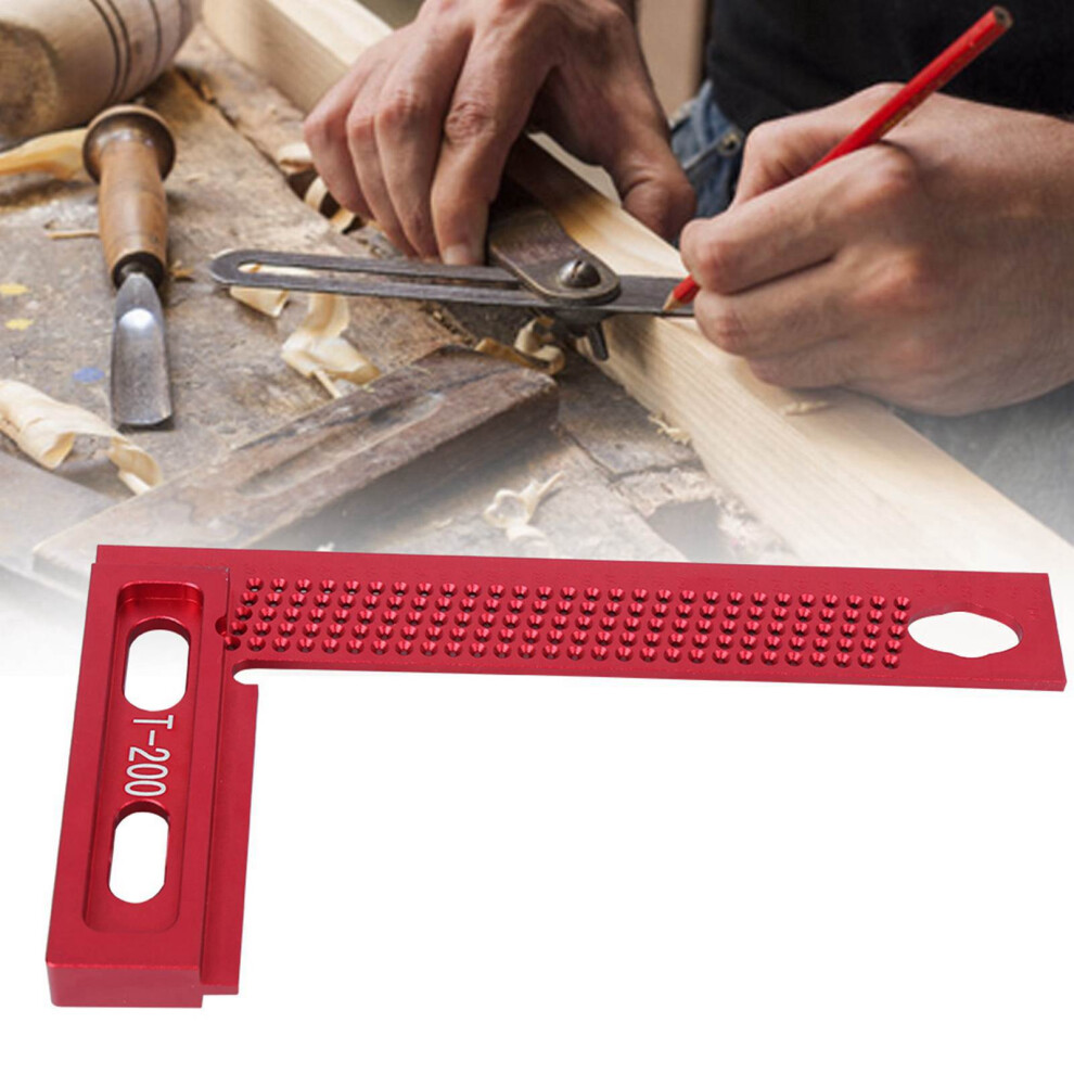 Rust Proof Aluminum Hole Ruler Measuring Tool For Woodworking Projects Durable 7651392093847