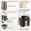 Vintage E26 Lamp Socket with Pull Chain ,4Pack Bulb Base for Table & Floor Lamps Replacement Parts 3