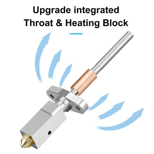 Upgrade Hotend Kit for  K1C Hotend Replaceable Nozzle Brass 0.4mm for K1 MAX Hotend Kit 3D Printer