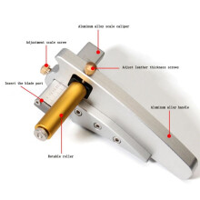 Handgeführtes Ledergürtel-Schneidewerkzeug zum Basteln (Breite 0,5-6,5 cm, Dicke  6 mm) mit Gehäuse Aus Aluminiumlegierung