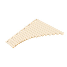 18 Pipe Pan Flute in C Key with Mouthpiece for Beginners, Lightweight & Portable