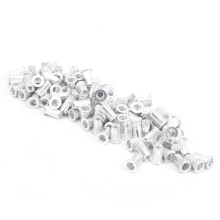 Aluminium Pull Riveting Nuts 100pcs Flat Head Vertical Fasteners WJ‑30045M5