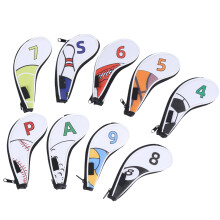 Digital Zipper Golf Iron Covers 9-Piece Set