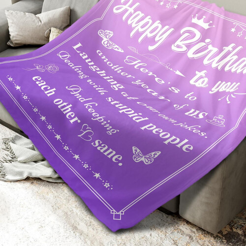 Purple Throw Blanket 60x50 inches 1