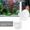 Mini Aquarium Air Stone Bubbler Aeration Pump Oxygen Diffuser BSFH-028-1 2