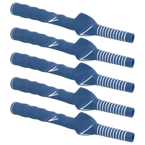 5x Golf Club Grip Rubber Blue Practice Aid