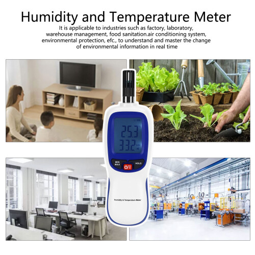 WT83 Digital Indoor Thermometer Hygrometer - High Accuracy, Data Storage 2