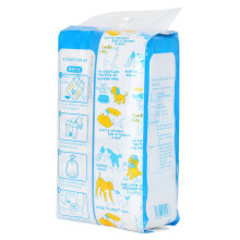 50Pcs Eco Friendly Water Soluble Dog Poop Bags, 23x22cm, Paper+PE