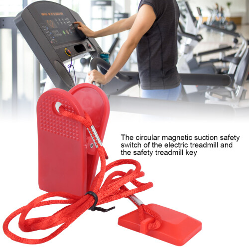 2Pcs Running Machine Safety Switch Lock Magnet Key | ABS, 93cm Rope 2