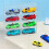 Car Display Box 1:64 for  Car Model Toy 8 Grid Cabinet Rack Dustproof Stackable Car Storage Boxes 7