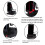 Dark Red Mobile Phone Shaker Step Counter, 15.5x11.8cm Pedometer 4