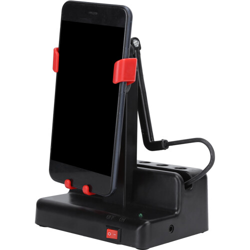 Red Mobile Phone Shaker with Steps Counter, 15.5x11.8cm