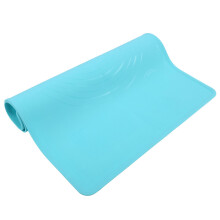 Blue Silicone Baking Mat 60x40cm with Scale for Dough Rolling and Pastry