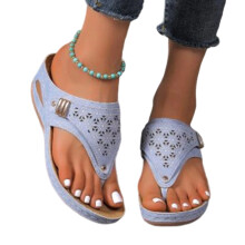 Orthopedische sandalen voor dames met steunzool-Hemelsblauw 43