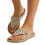 Modische Wedge-Plateau-Flip-Flops für Damen mit-hellgrau 39 1
