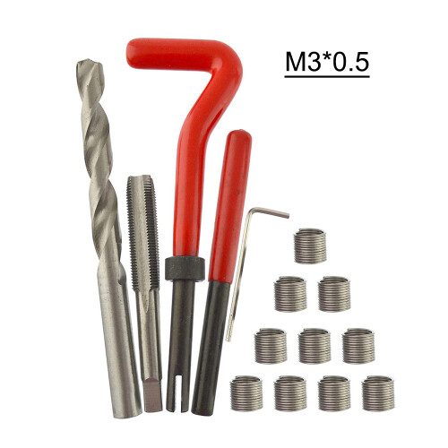 30Pcs Metric Thread Repair Insert Kit M3 M4 M7 M9 M11 Silver 1