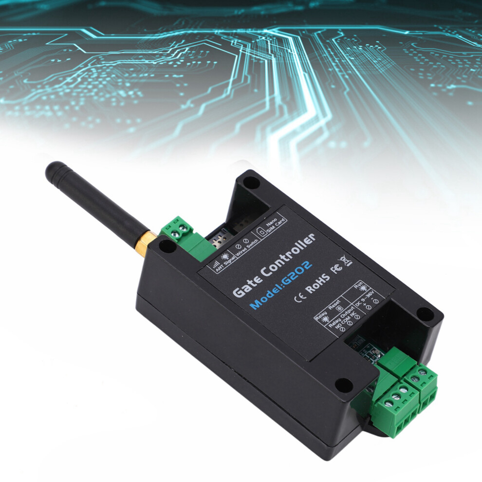 Wireless 2G/3G Gate Controller Relay Switch With Remote, Dc 12V, Abs Size 96.5X50x31.5mm 4331392095401